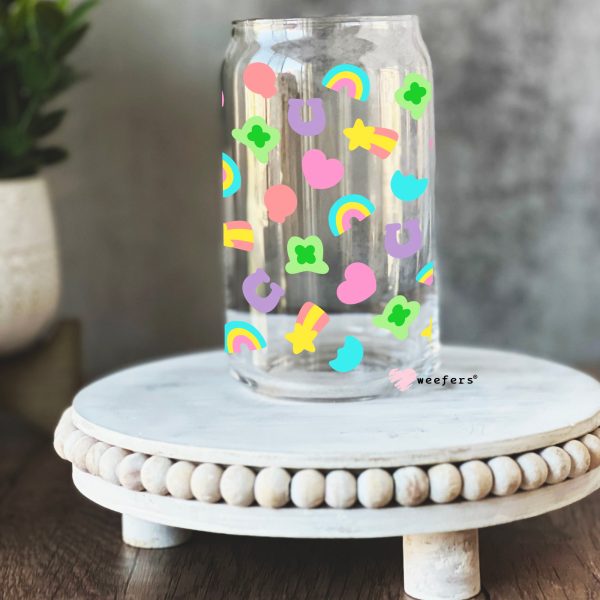 Lucky Charms Libbey Glass Can Wrap UV DTF Sublimation Transfers For Cheap - Image 2