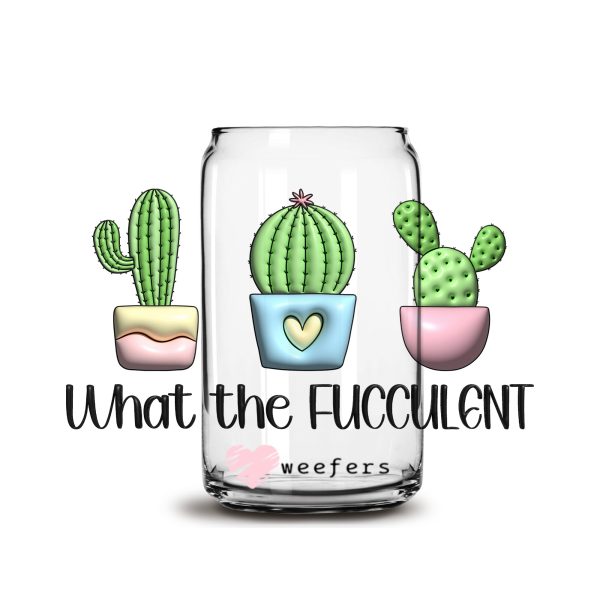 What the Flucculent 3D 16oz Libbey Glass Can UV DTF or Sublimation Wrap - Decal For Cheap