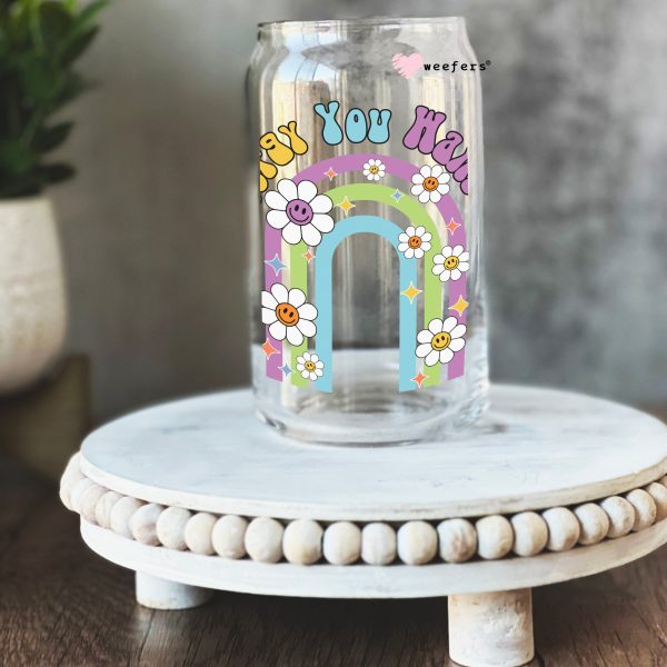 Be The Energy You Want to Attract 16oz Libbey Glass Can UV DTF or Sublimation Cup Wrap - Decal Transfer Online Sale