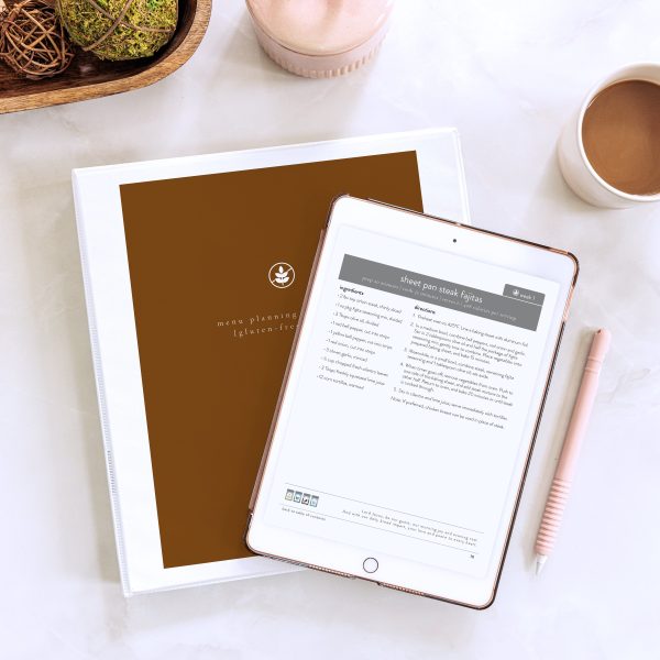Gluten Free Menu Plan Digital PDF Online - Image 4