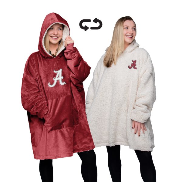 Alabama Crimson Tide NCAA Reversible Big Logo Hoodeez Online Hot Sale