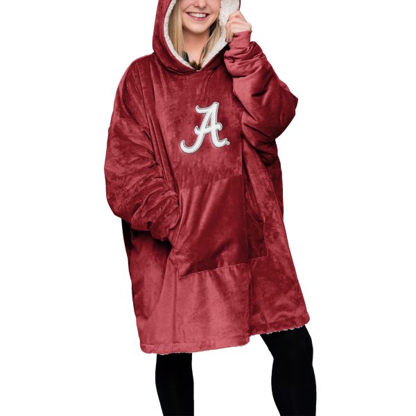 Alabama Crimson Tide NCAA Reversible Big Logo Hoodeez Online Hot Sale - Image 2