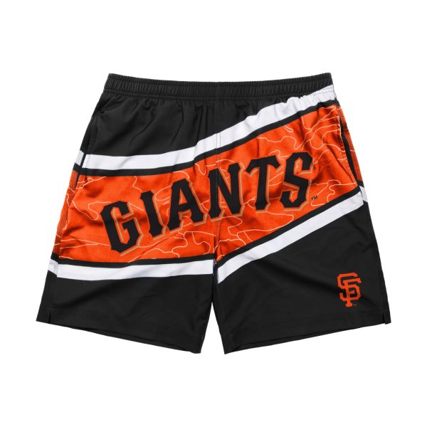 San Francisco Giants MLB Mens Big Wordmark Swimming Trunks Discount - Image 4