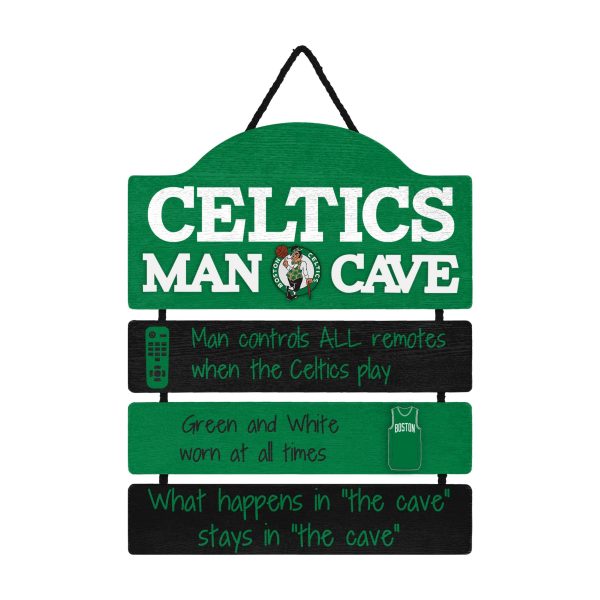 Boston Celtics NBA Mancave Sign Cheap