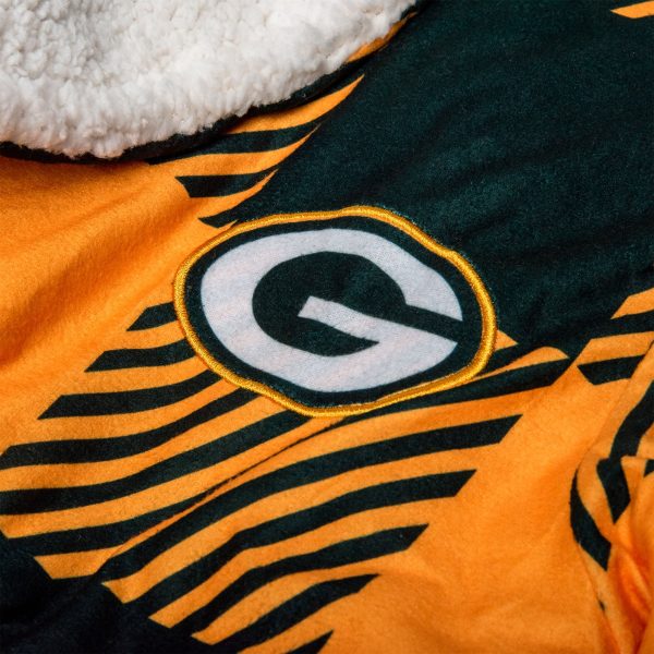 Green Bay Packers NFL Lounge Life Reversible Robe For Sale - Image 2