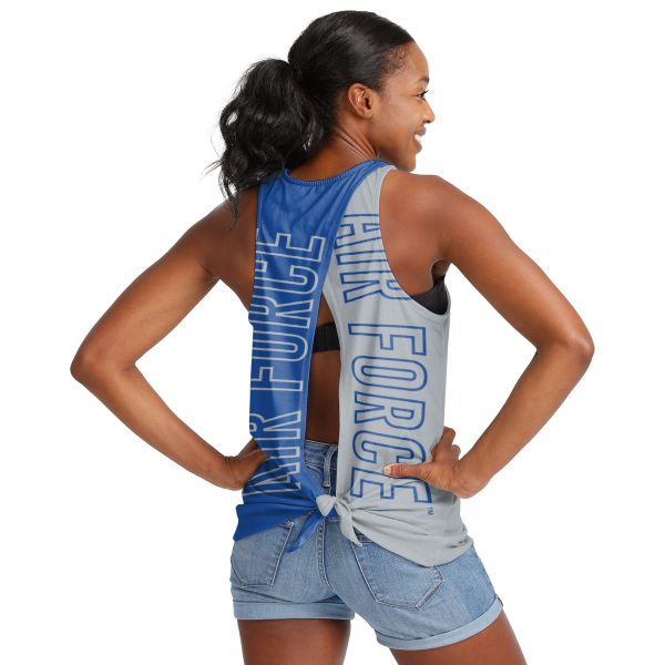 Air Force Falcons NCAA Womens Tie-Breaker Sleeveless Top For Cheap