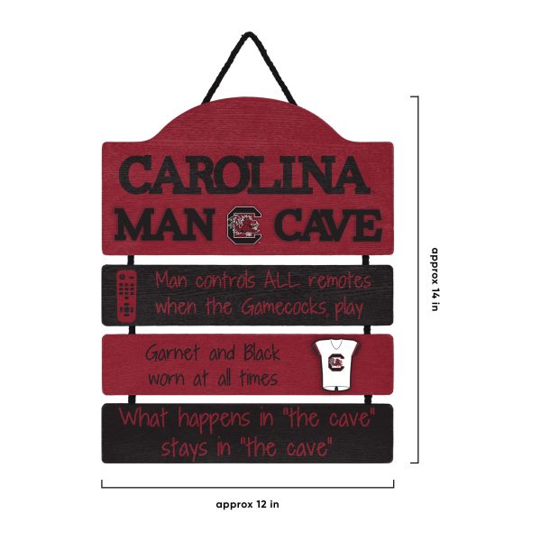 South Carolina Gamecocks NCAA Mancave Sign Hot on Sale - Image 3
