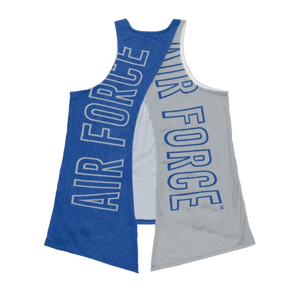 Air Force Falcons NCAA Womens Tie-Breaker Sleeveless Top For Cheap - Image 3