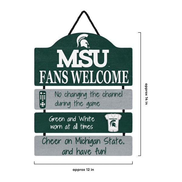 Michigan State Spartans NCAA Mancave Sign Online - Image 3