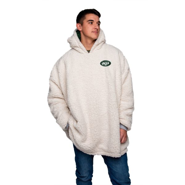 New York Jets NFL Reversible Big Logo Hoodeez Online Sale - Image 3