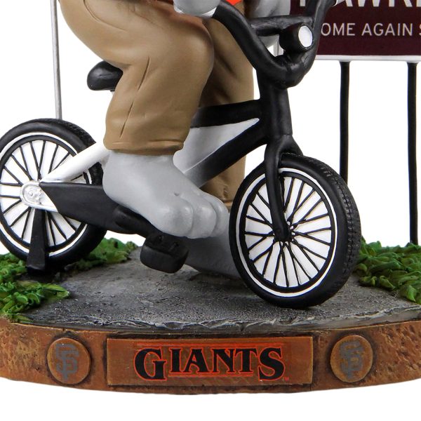 San Francisco Giants MLB Lou Seal Stranger Things Mascot On Bike Bobblehead on Sale - Image 4