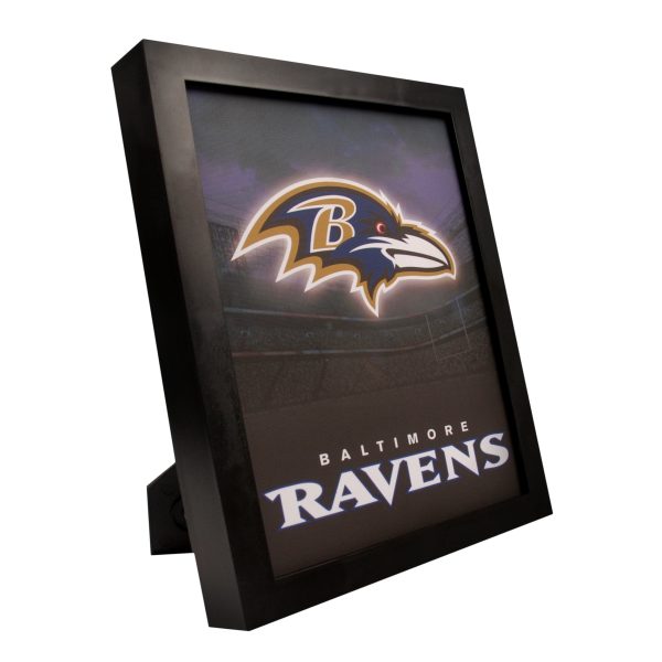 Baltimore Ravens NFL Glow Wall Sign Online now